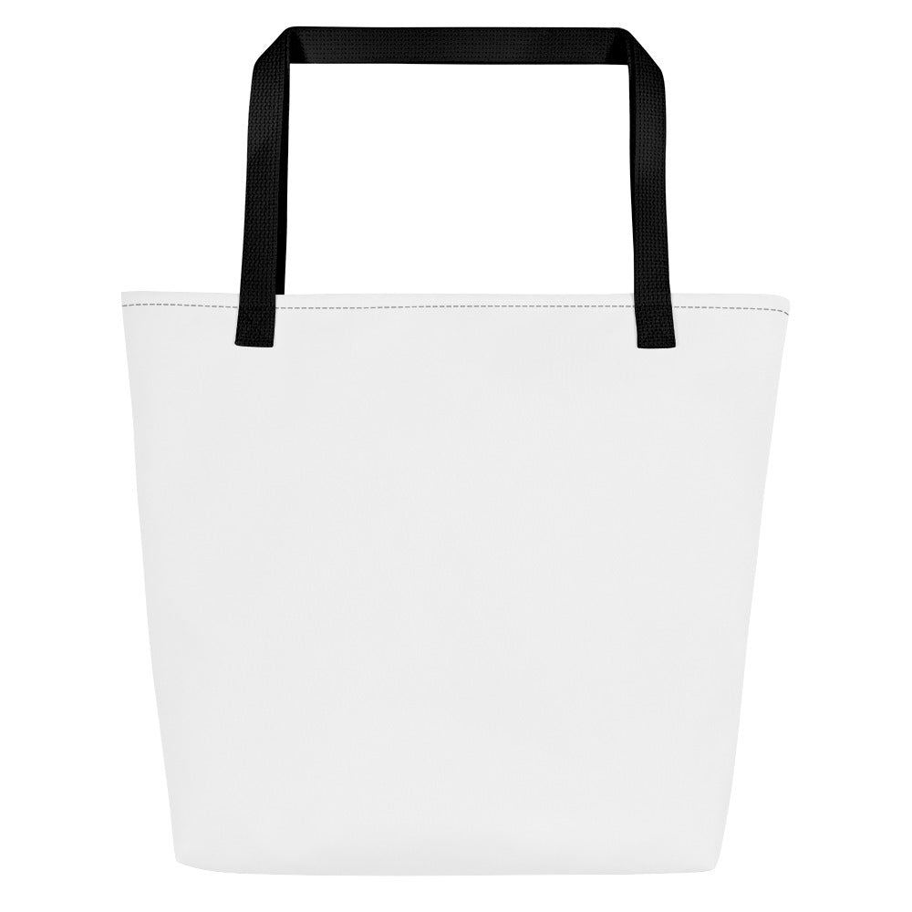 All-Over Print Large Tote Bag w/ Pocket