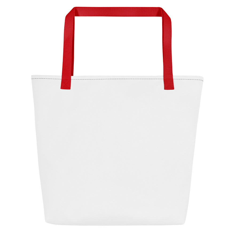 All-Over Print Large Tote Bag w/ Pocket